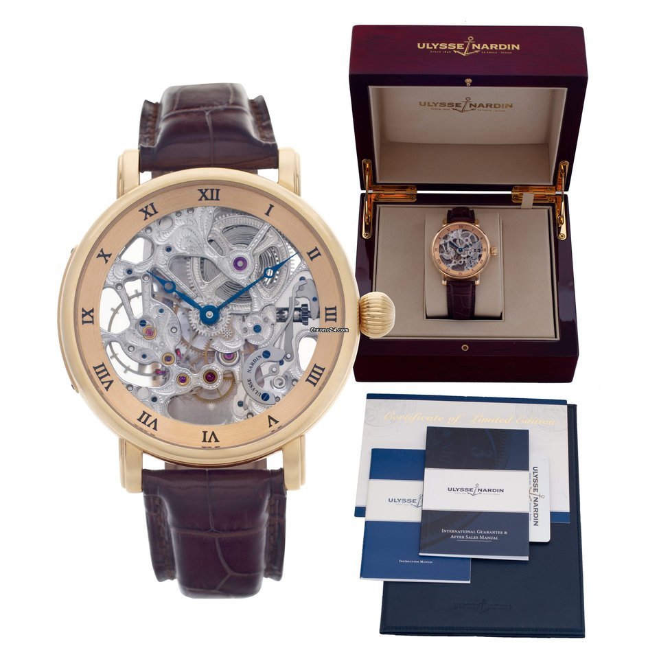 Ulysse Nardin Manual winding Rose gold 3006 200 7
