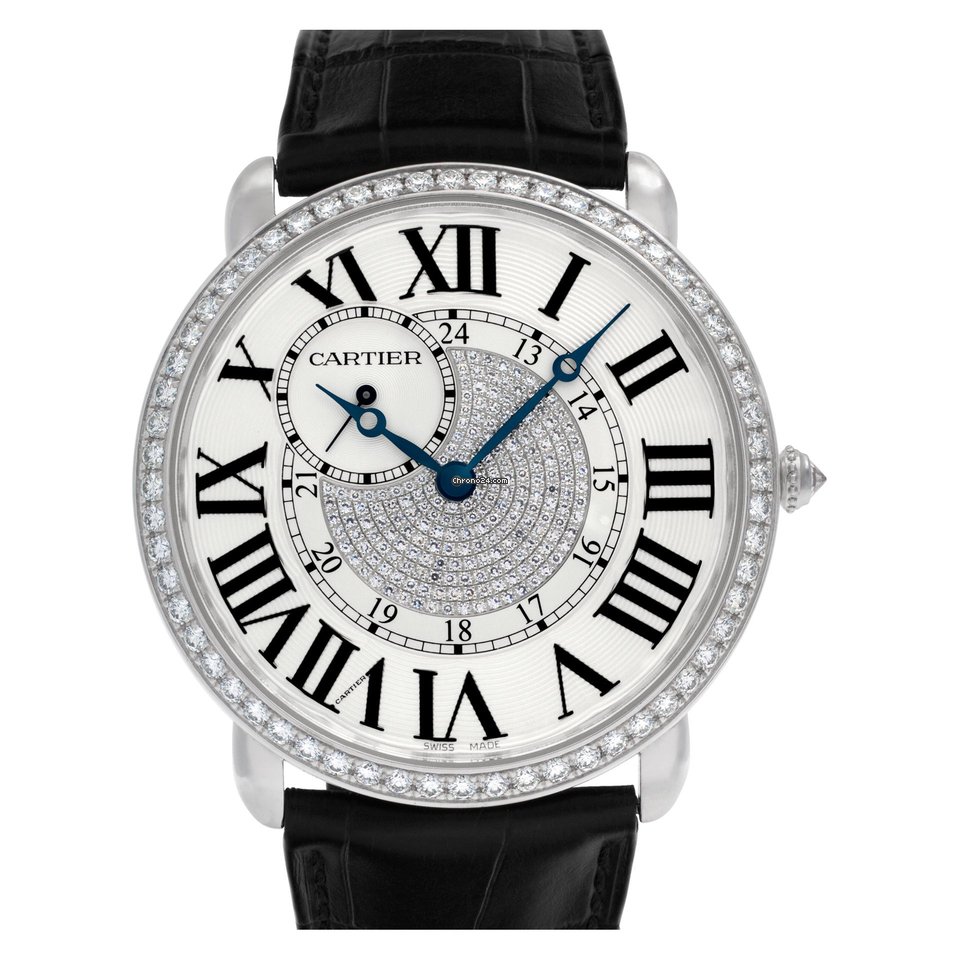 Cartier Ronde Louis Cartier Mens watch Unisex Manual winding White gold WR007004 7
