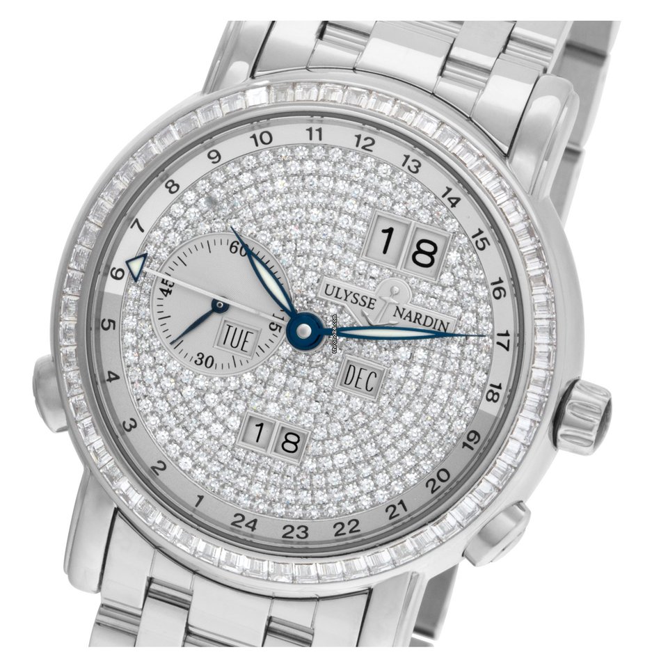 Ulysse Nardin Mens watch Unisex Automatic White gold 320-8 7