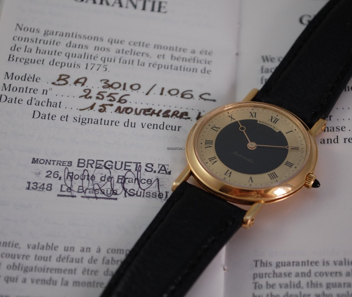 Breguet Classique Mens watch Unisex Automatic Yellow gold ba3010 7