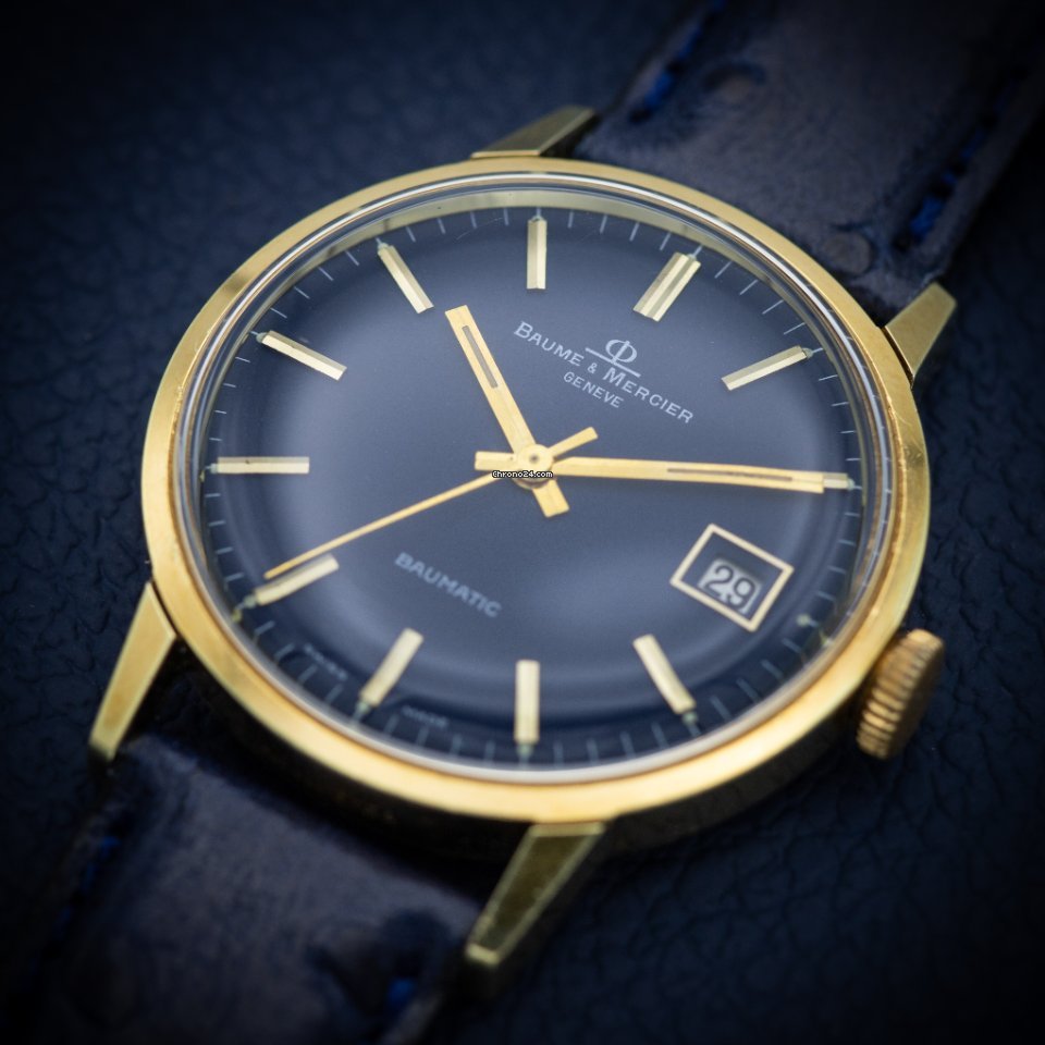 Baume & Mercier Mens watch Unisex Automatic Gold Steel 6-70 7