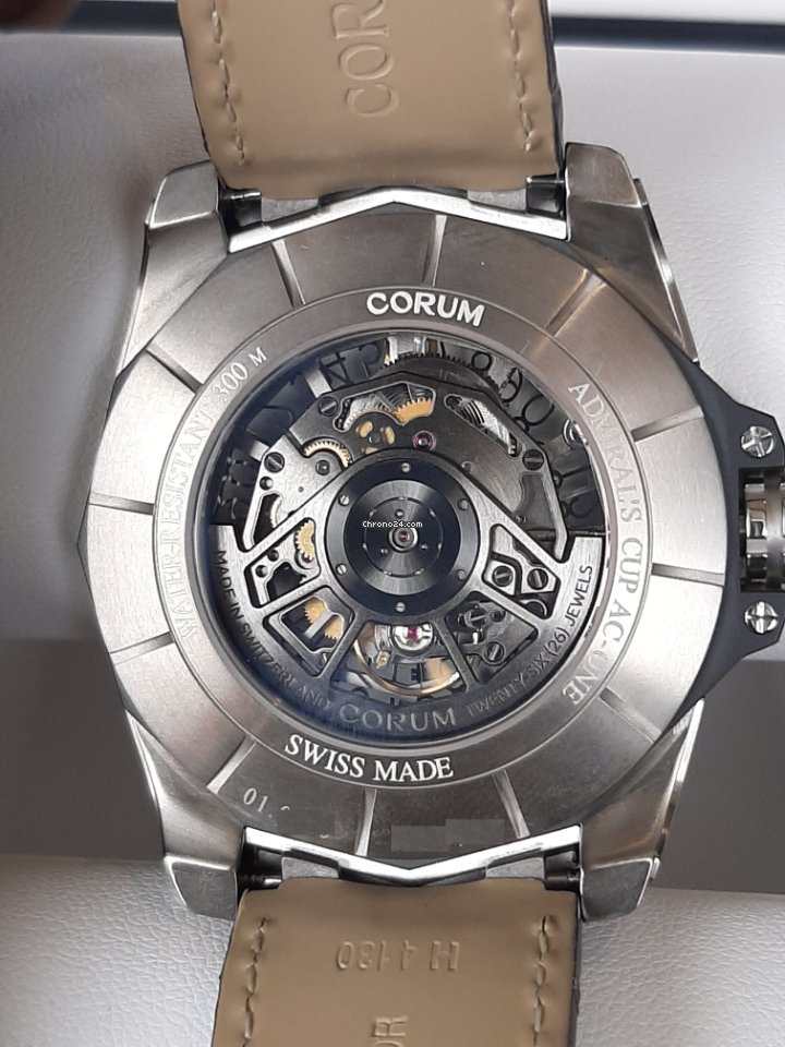 Corum Admirals Cup AC-One Mens watch Unisex Automatic Titanium 082.401.04 0F01 FH10 7