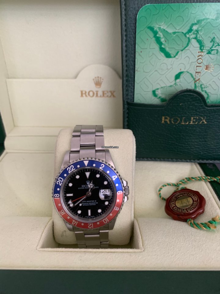 Rolex GMT-Master II Mens watch Unisex Steel Automatic 16710T 7