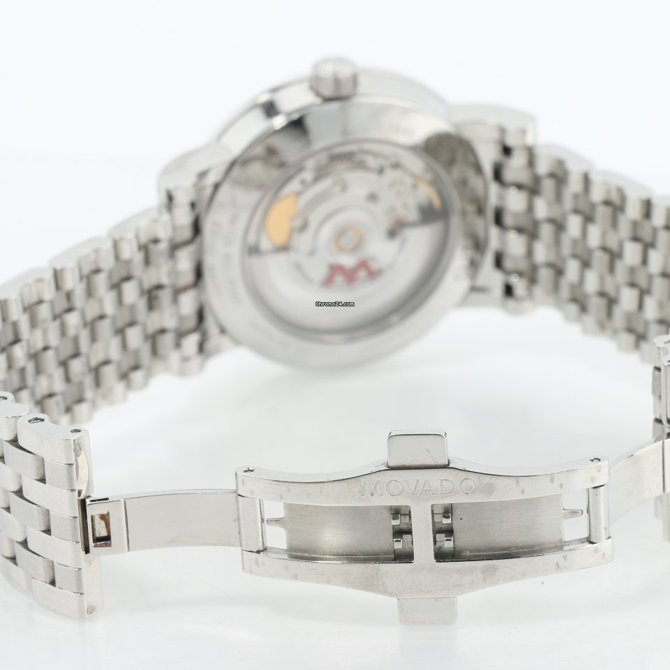 Movado Red Label Mens watch Unisex Automatic Steel 84 P2 1889 7
