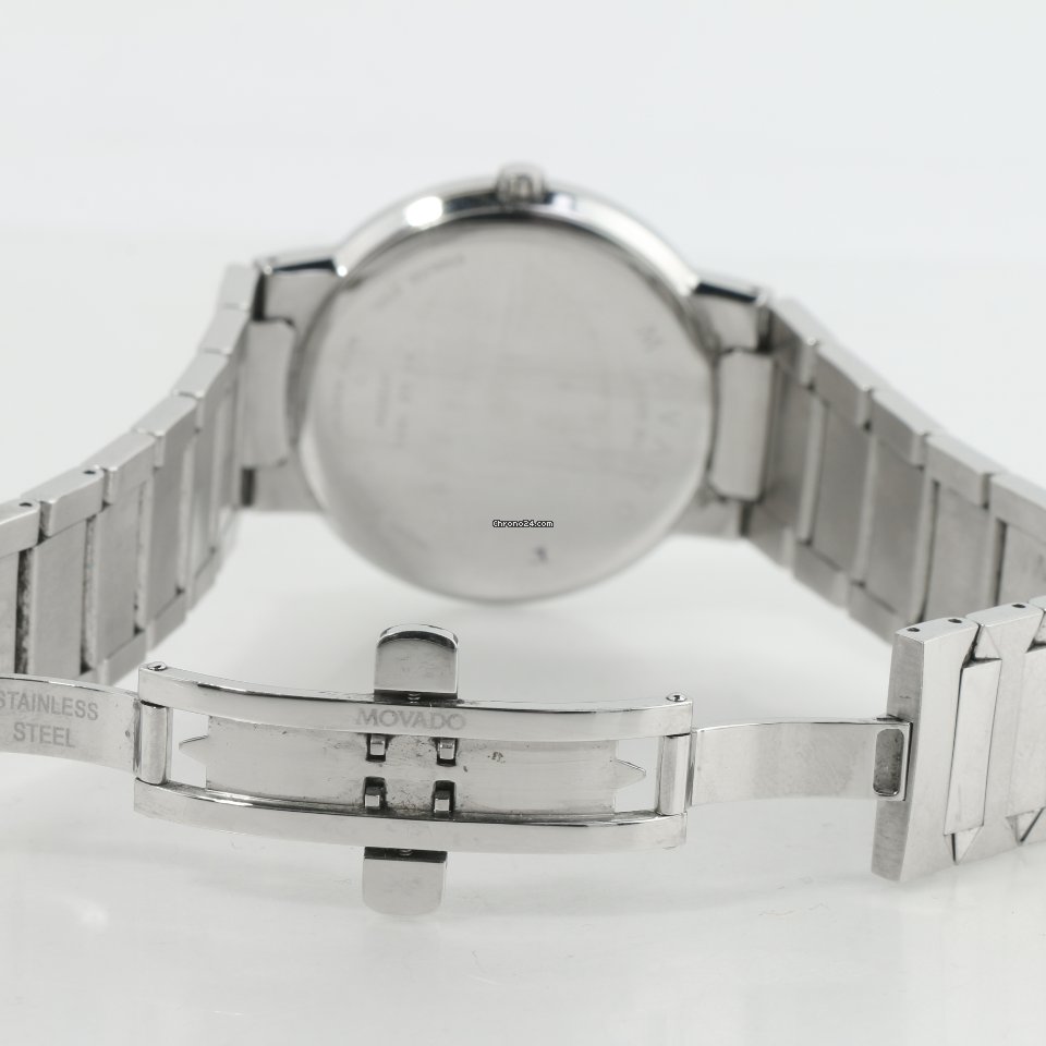 Movado Mens watch Unisex Quartz Steel 84.G2.1886 7