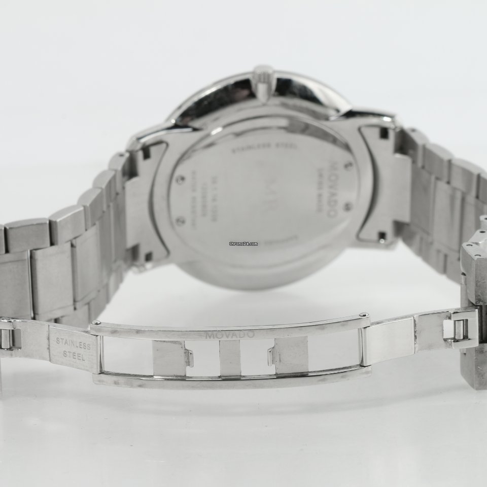 Movado Mens watch Unisex Quartz Steel 39.1.14.1208 7