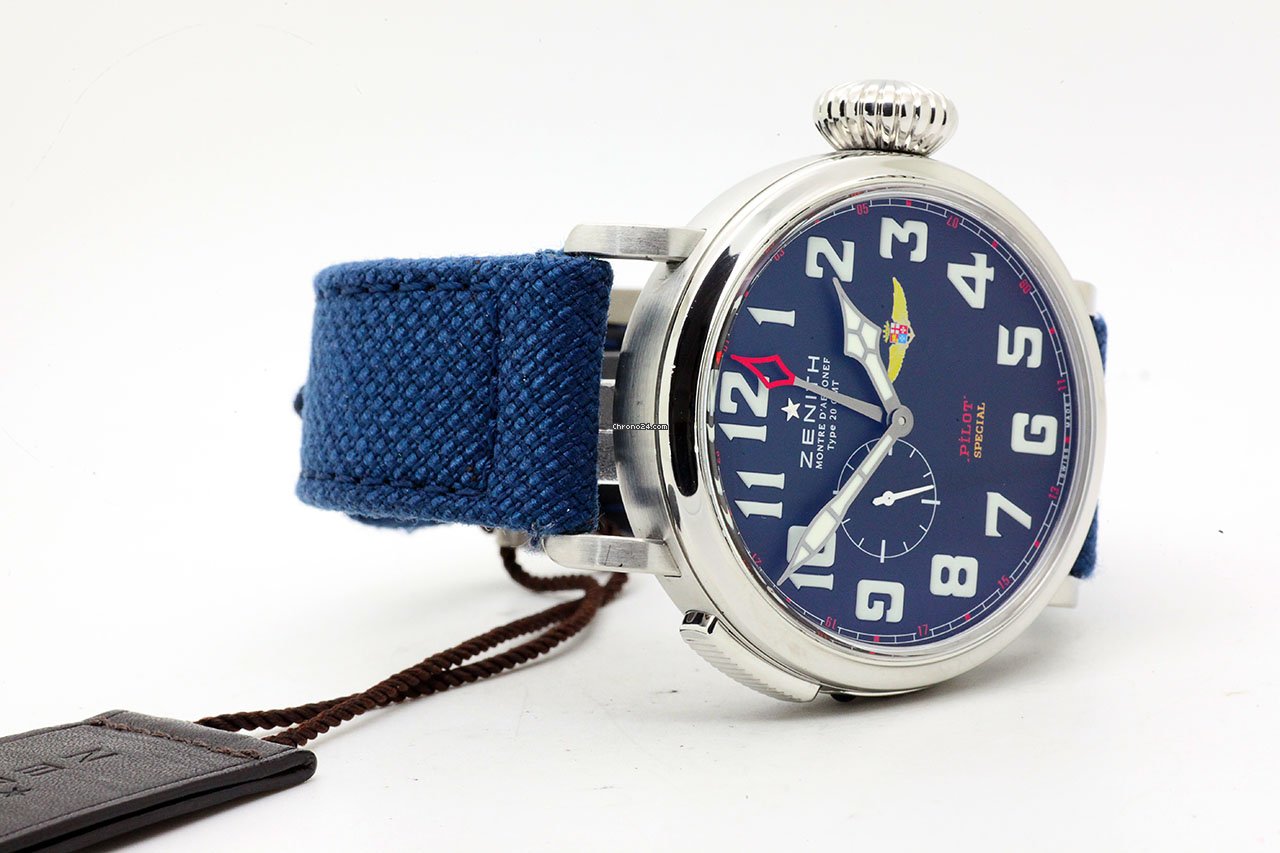 Zenith Pilot Type 20 GMT Automatic Steel 03.2433.693 27.C739 7