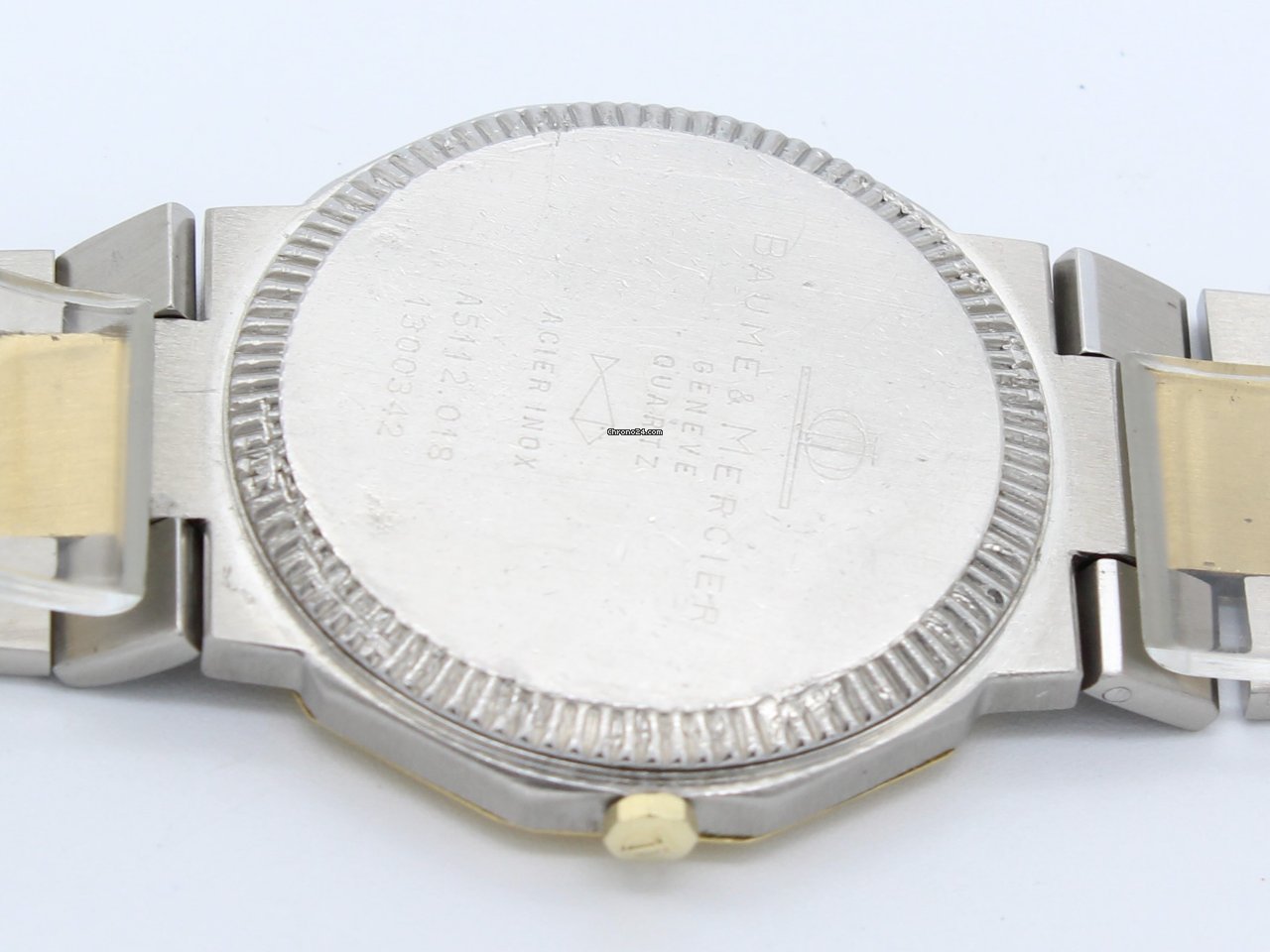 Baume & Mercier Riviera Mens watch Unisex Quartz Gold Steel A51120.018 7