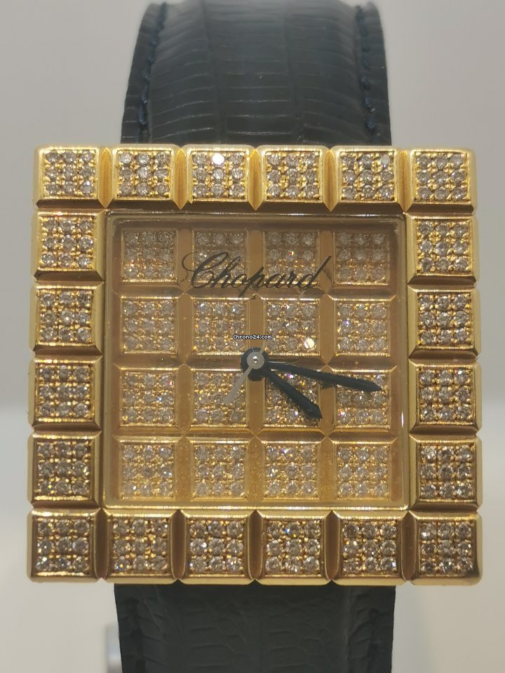 Chopard Ice Cube Mens watch Unisex Quartz Yellow gold 12 7407 7