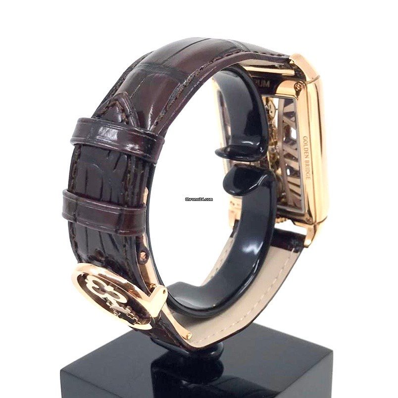 Corum Golden Bridge Mens watch Unisex Manual winding Rose gold B113 03044 7