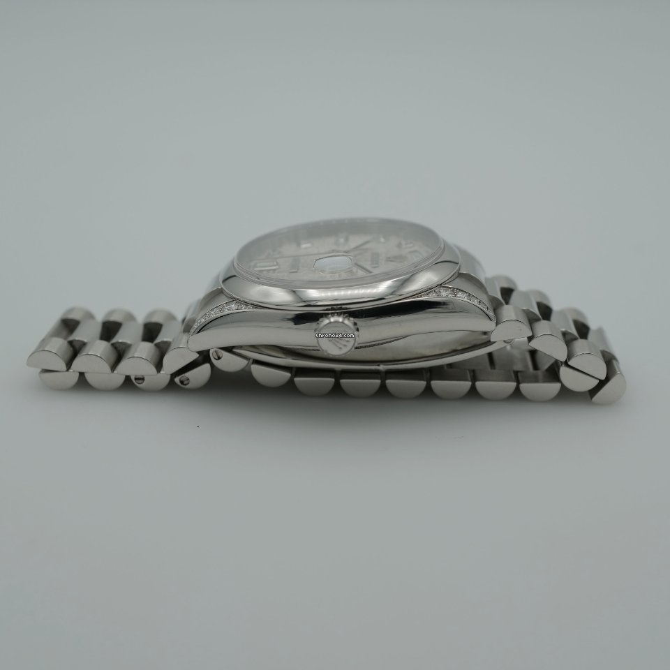 Rolex Day-Date 36 Mens watch Unisex Platinum Automatic 118296 7
