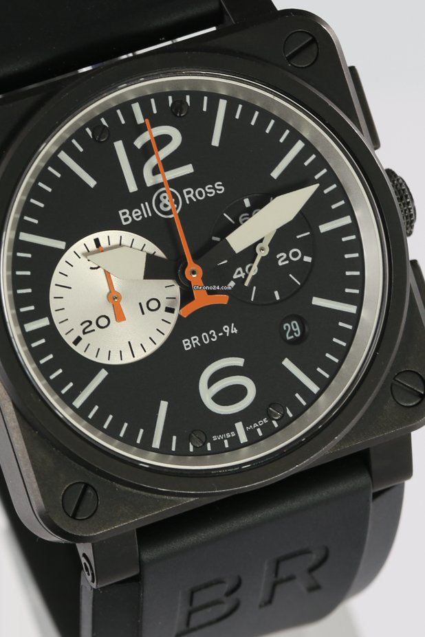 Bell & Ross BR 03-94 Chronographe Mens watch Unisex Automatic Steel BR03-94 7