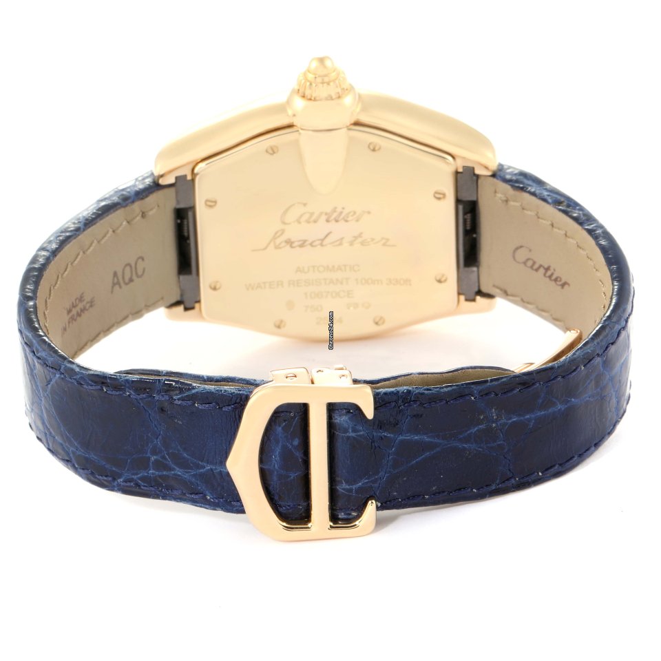 Cartier Roadster Mens watch Unisex Automatic Yellow gold W62005V2 7
