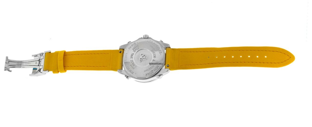 Jacob & Co. Five Time Zone Mens watch Unisex Quartz Steel JC-M122 7