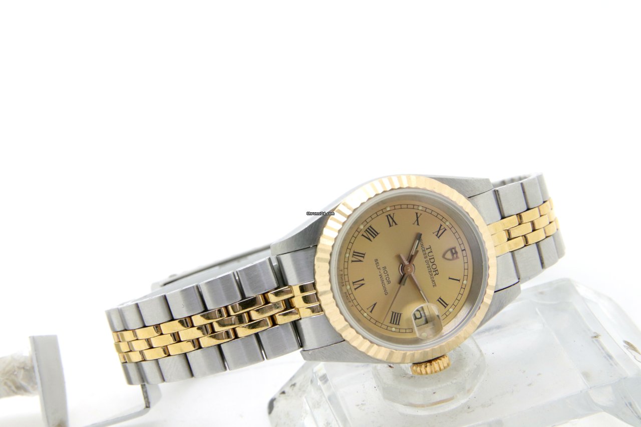 Tudor Prince Oysterdate Womens watch Automatic Gold Steel 92413 7