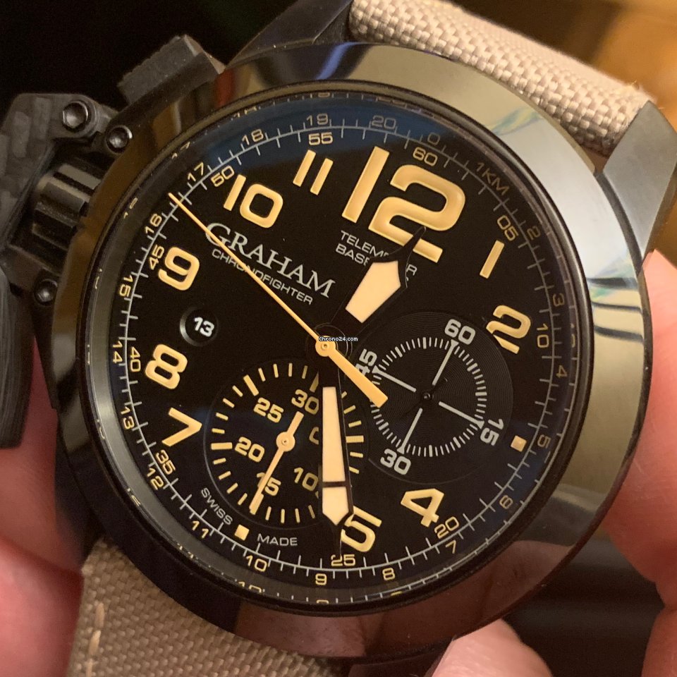 Graham Chronofighter Oversize Mens watch Unisex Automatic Steel 2CCAU.B02A.T13N 7