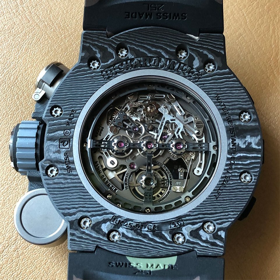 Richard Mille Mens watch Unisex Manual winding Titanium RM 25-01 7