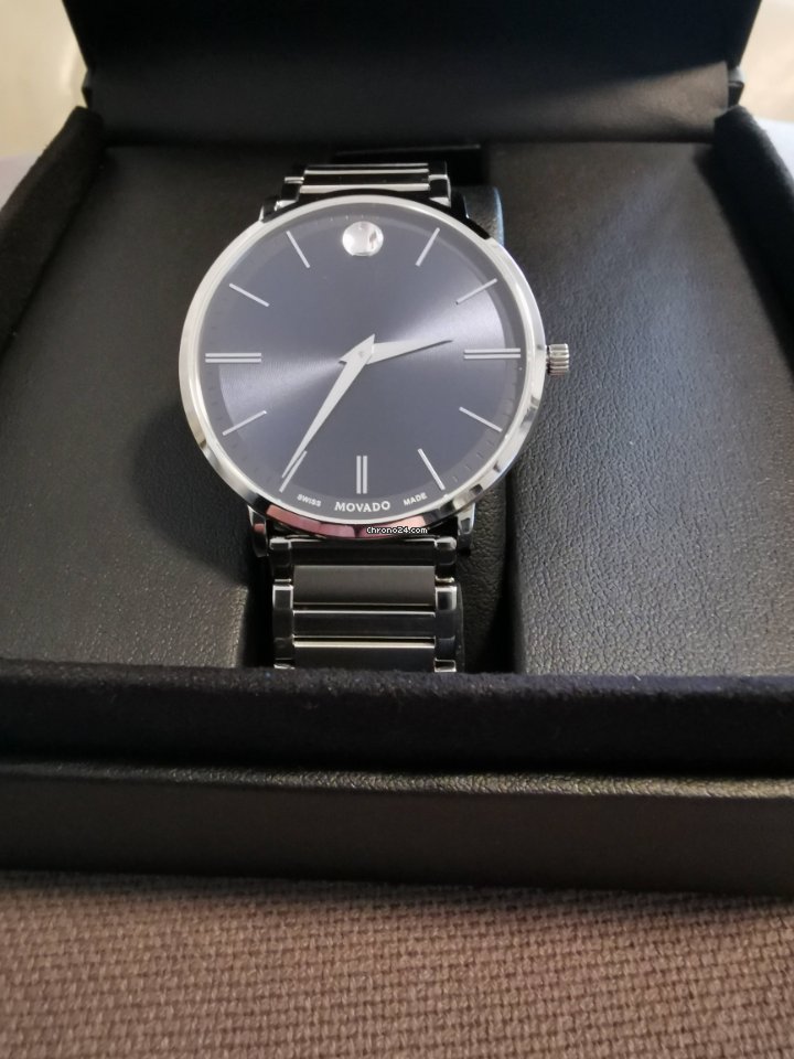Movado Mens watch Unisex Quartz Steel 0607167 7