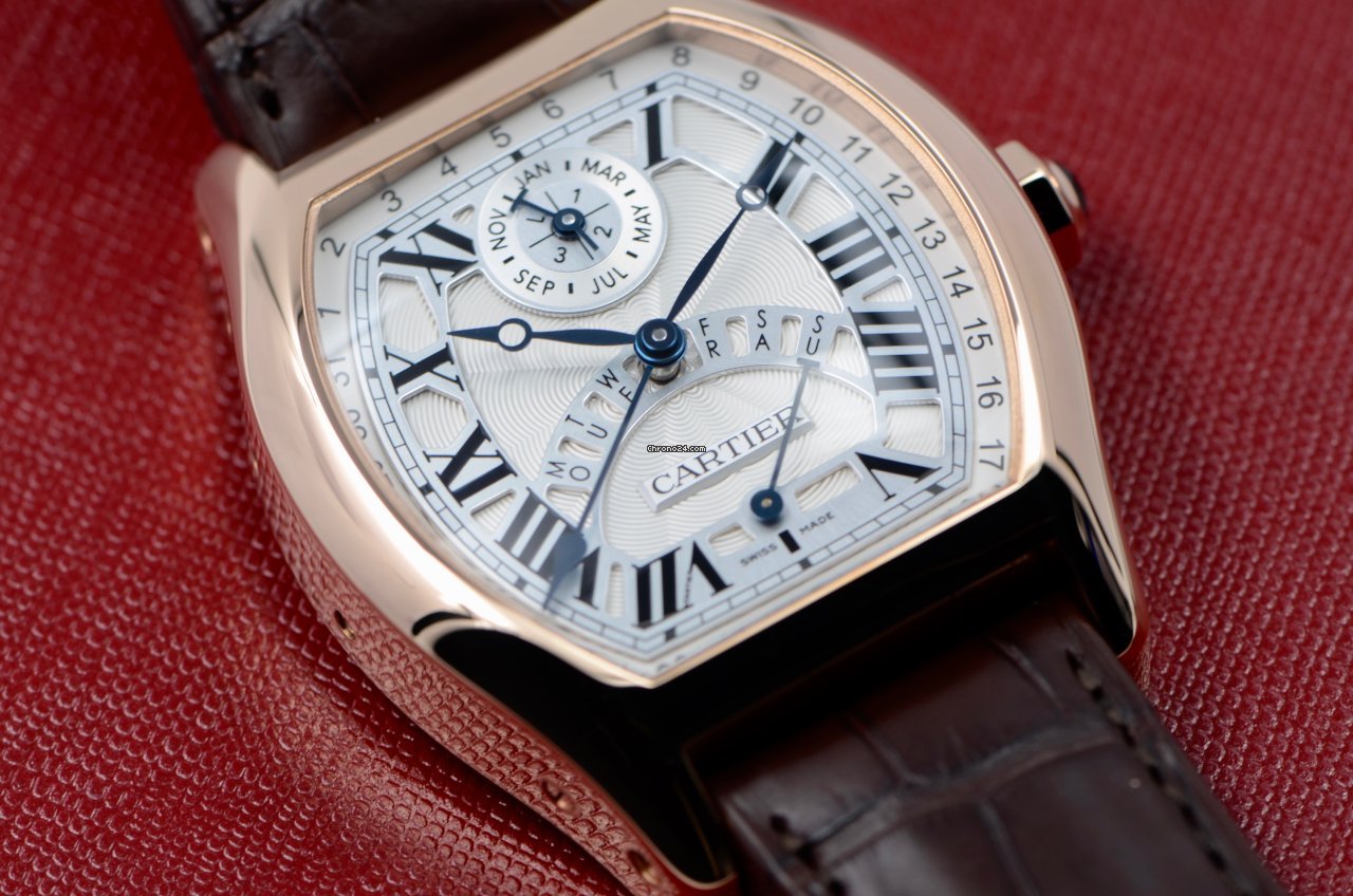 Cartier Tortue Mens watch Unisex Automatic Rose gold W1580045 7