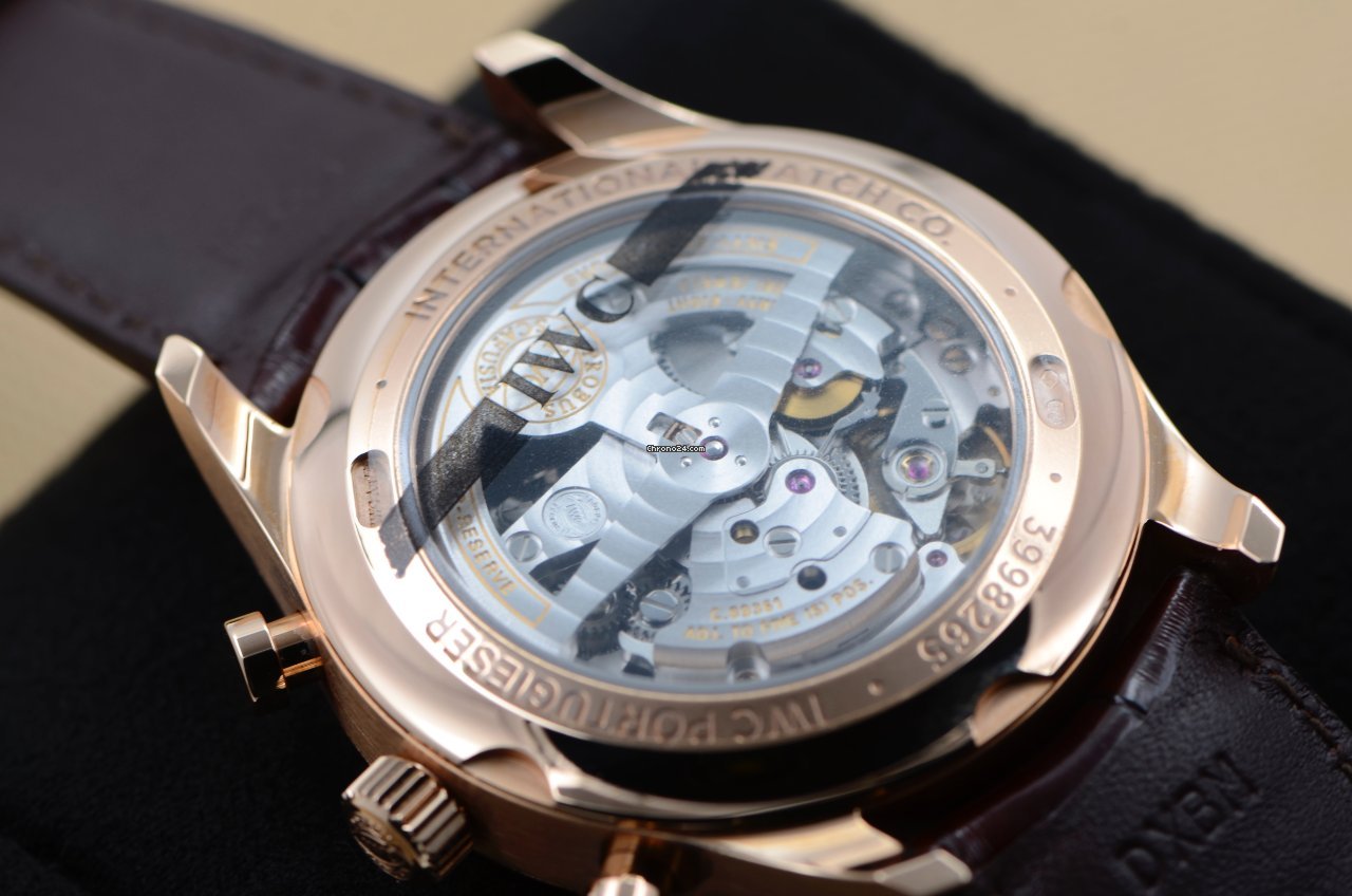 IWC Portuguese Chronograph Mens watch Unisex Automatic Rose gold IW390301 7