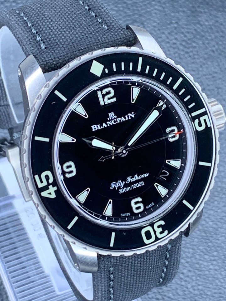 Blancpain Fifty Fathoms Mens watch Unisex Automatic Titanium 5015-12B30-B52A 7