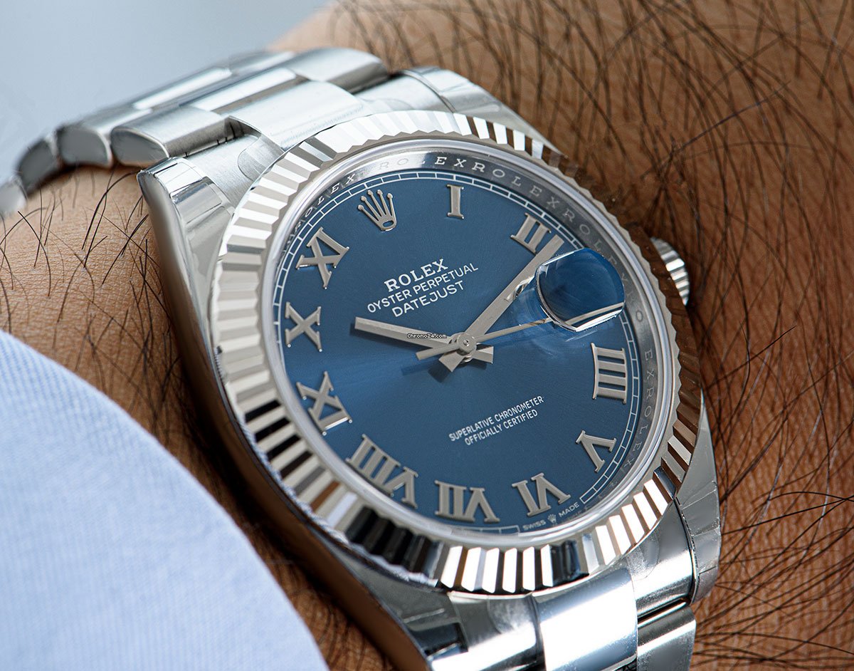 Rolex Datejust 41 Mens watch Unisex Gold Steel Automatic 126334-0026 7