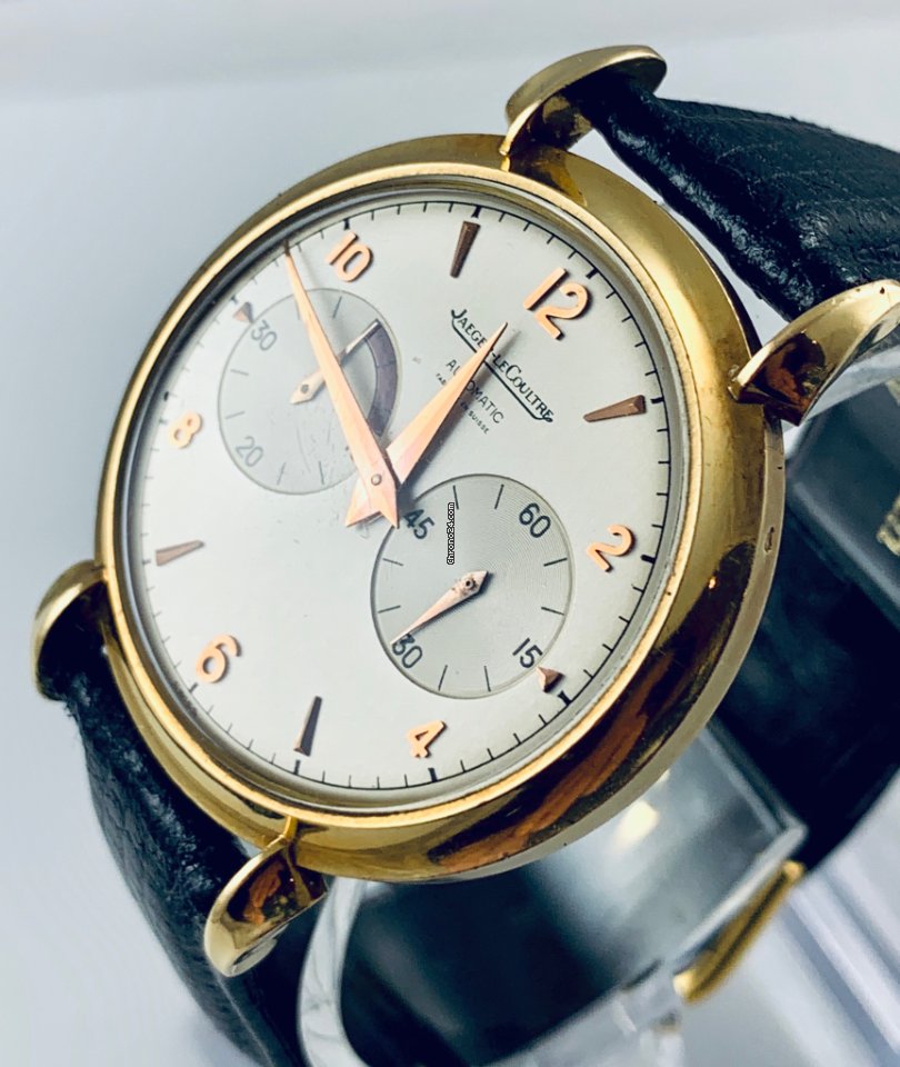Jaeger-LeCoultre Mens watch Unisex Manual winding Yellow gold Jaeger LeCoultre Futurematic 18k model 497 7