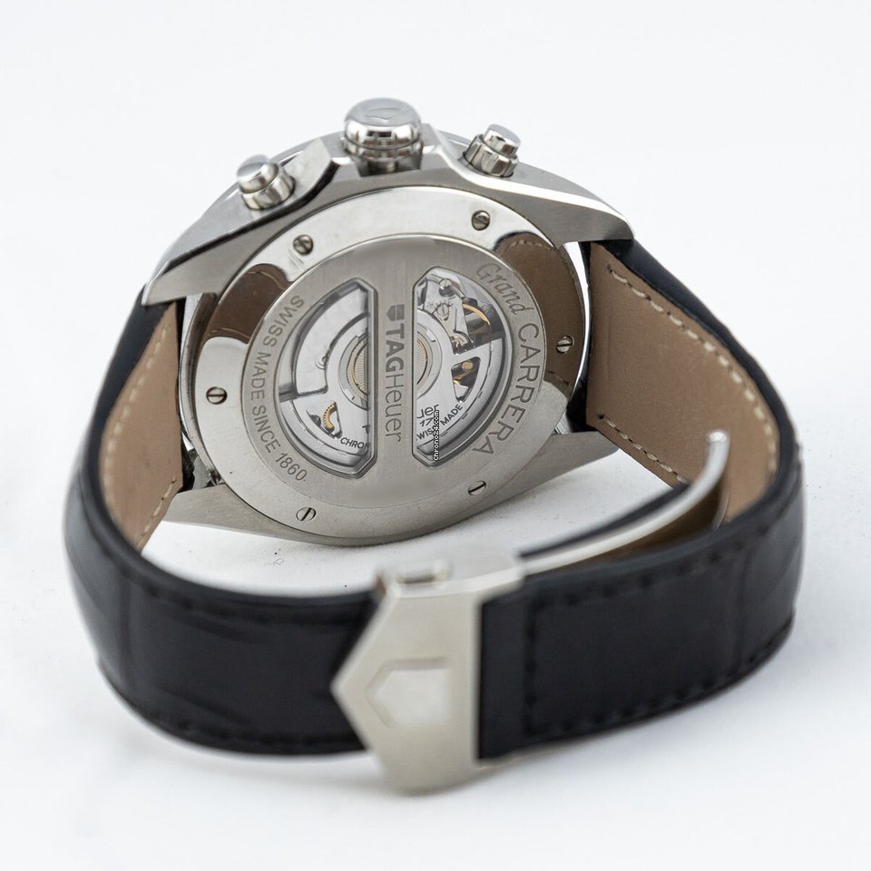 TAG Heuer Grand Carrera Mens watch Unisex Automatic Steel CAV211A.FC6225 7