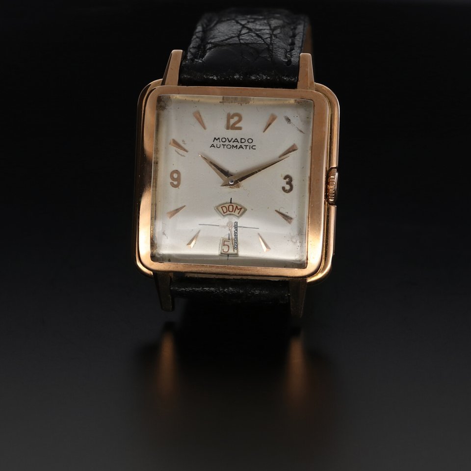 Movado Mens watch Unisex Automatic Rose gold R8477 7