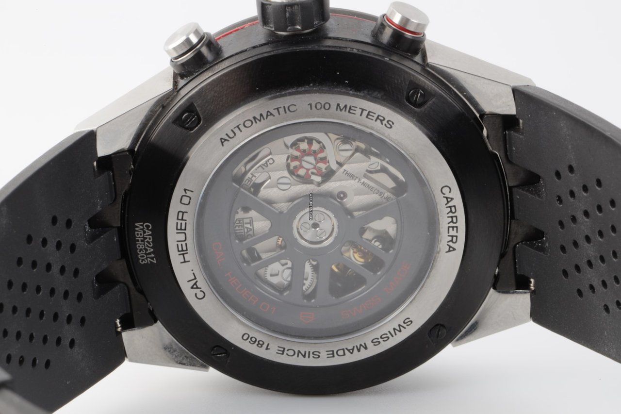 TAG Heuer Carrera Calibre HEUER 01 Mens watch Unisex Automatic Steel CBG2A10.FT168 7