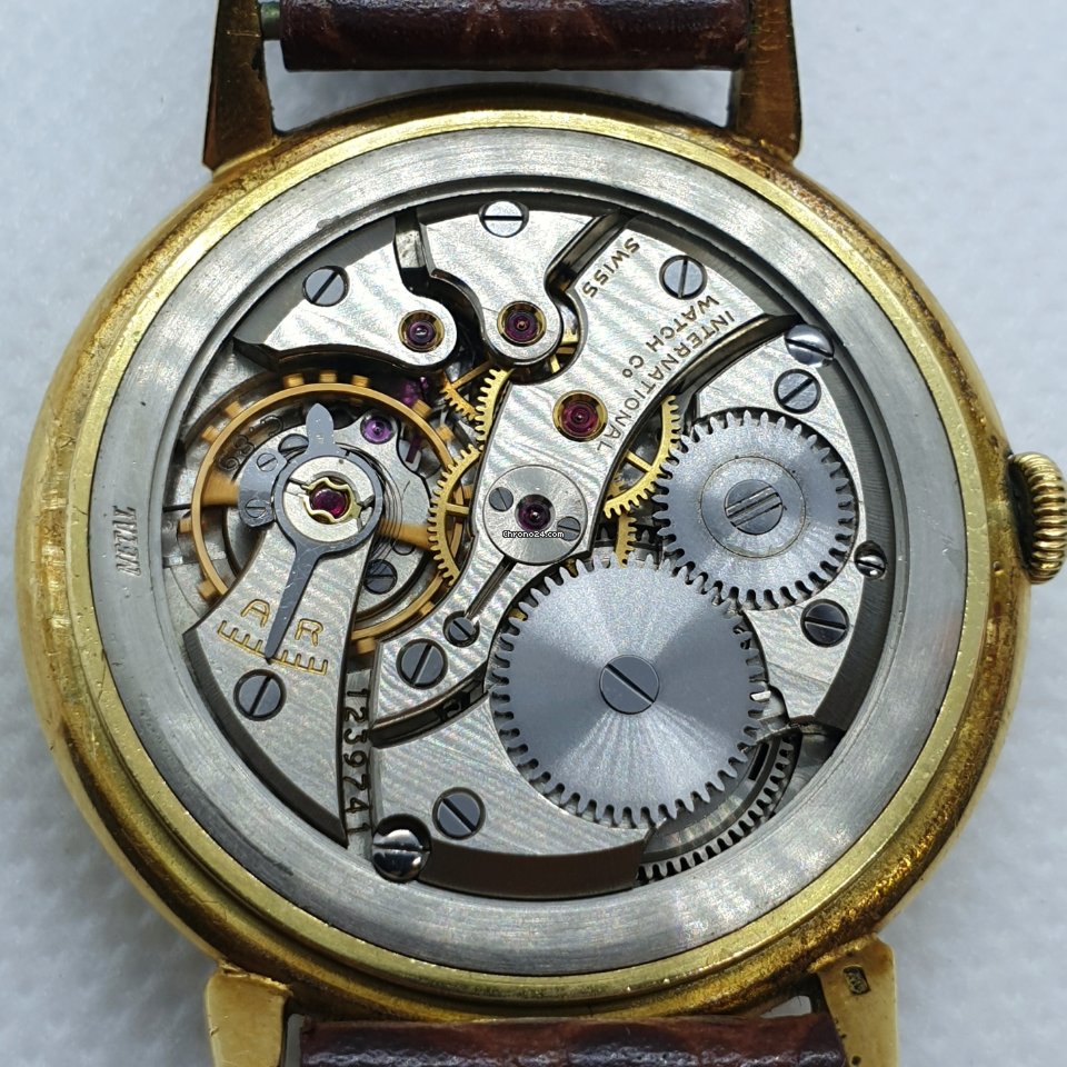 IWC Mens watch Unisex Manual winding Yellow gold 1264781 7