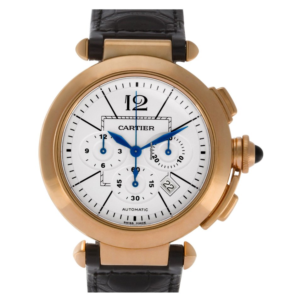 Cartier Pasha Mens watch Unisex Automatic Rose gold W3019951 7