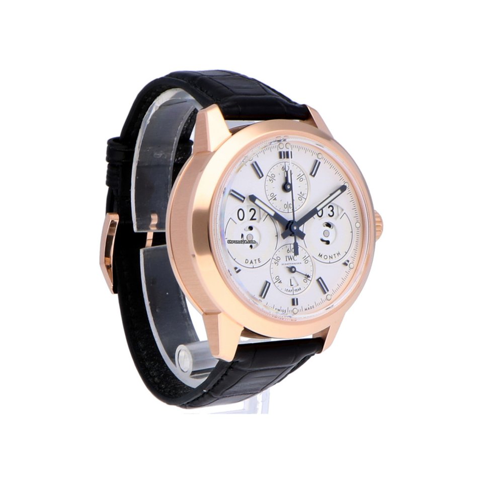 IWC Ingenieur Perpetual Calendar Digital Date-Month Mens watch Unisex Automatic Red gold IW381701 7