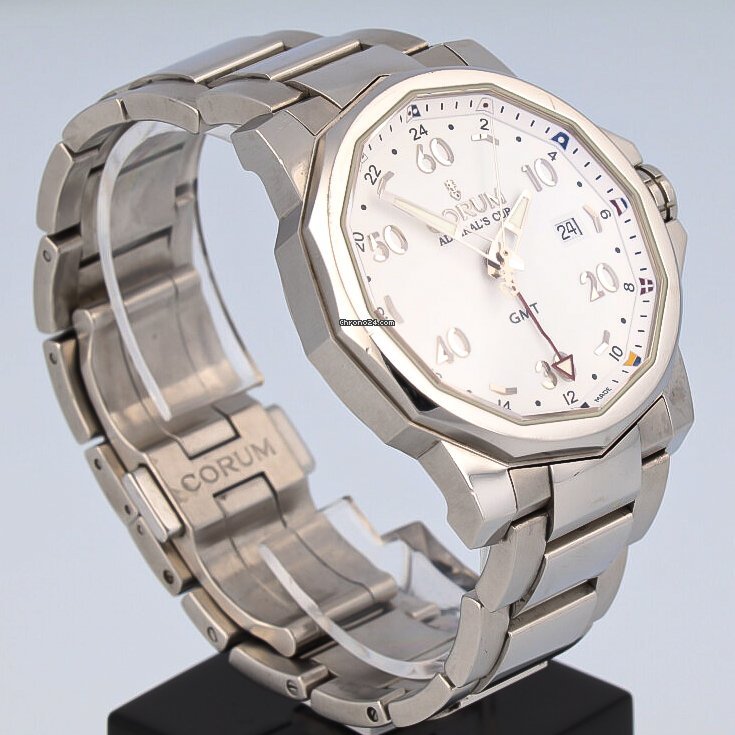 Corum Admirals Cup GMT 44 Mens watch Unisex Automatic Steel 383.330.20 v701 aa12 7