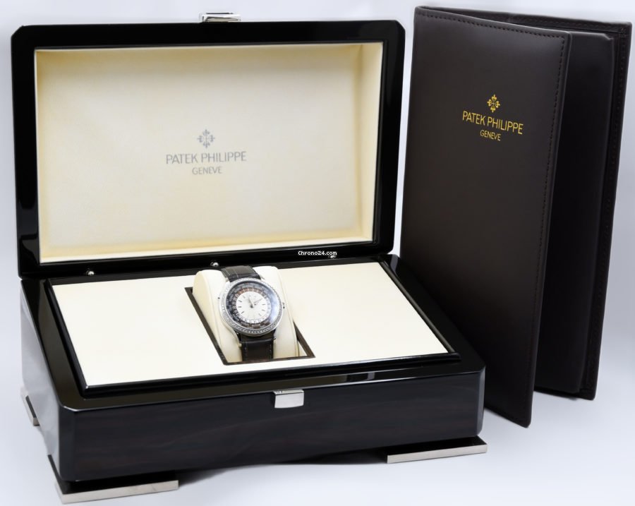 Patek Philippe World Time Womens watch Automatic White gold 7130G-001 7