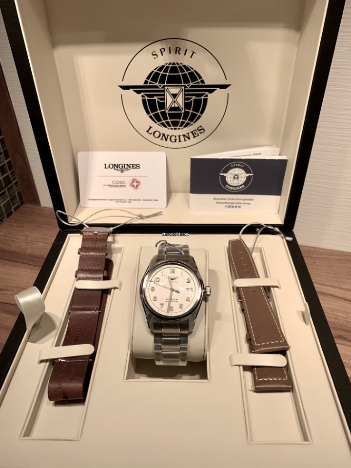 Longines Spirit Mens watch Unisex Automatic Steel L3.811.4.73.9 7