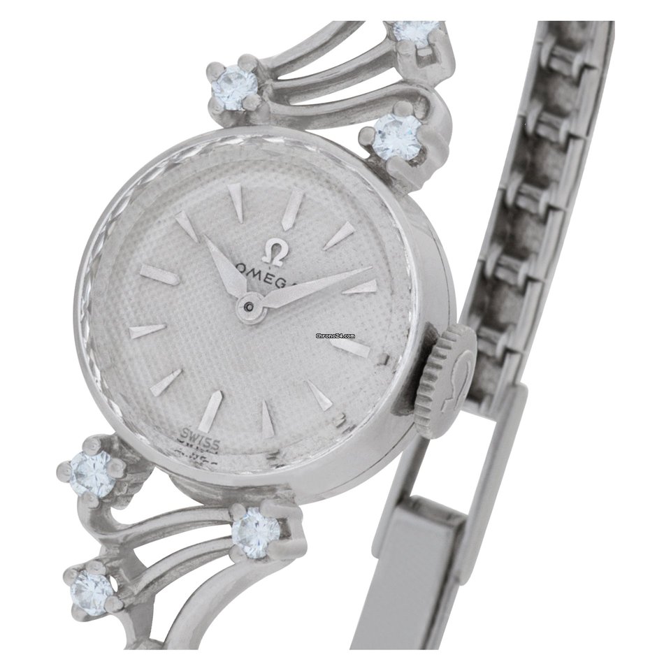 Omega Manual winding White gold A7575 7