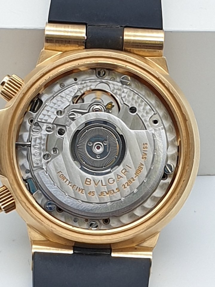 Bulgari Diagono Mens watch Unisex Automatic Yellow gold SC 38 G 7