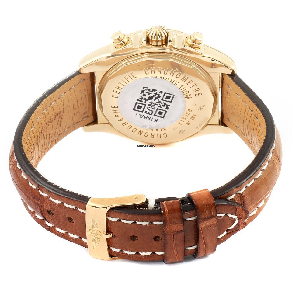 Breitling Chrono Cockpit Mens watch Unisex Automatic Yellow gold K13358 7