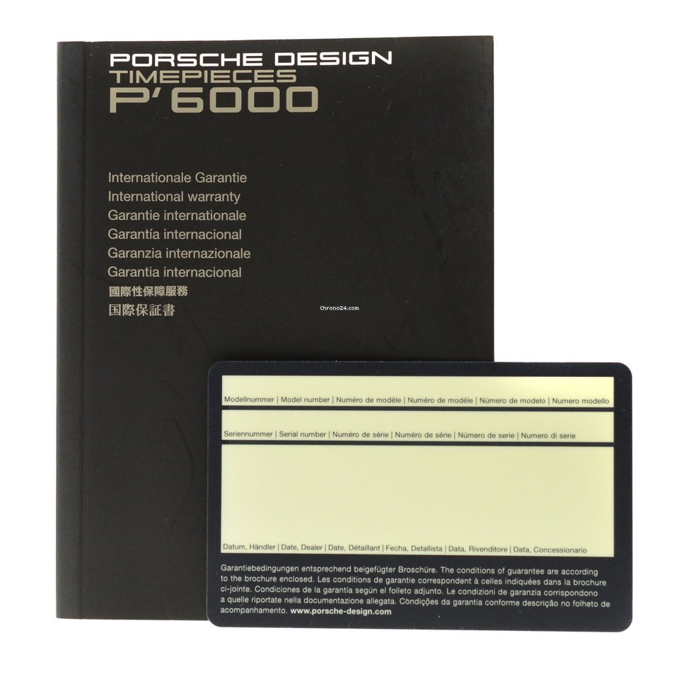 Porsche Design Flat Six Mens watch Unisex Automatic Steel P6340 6340.41.24.0251 7