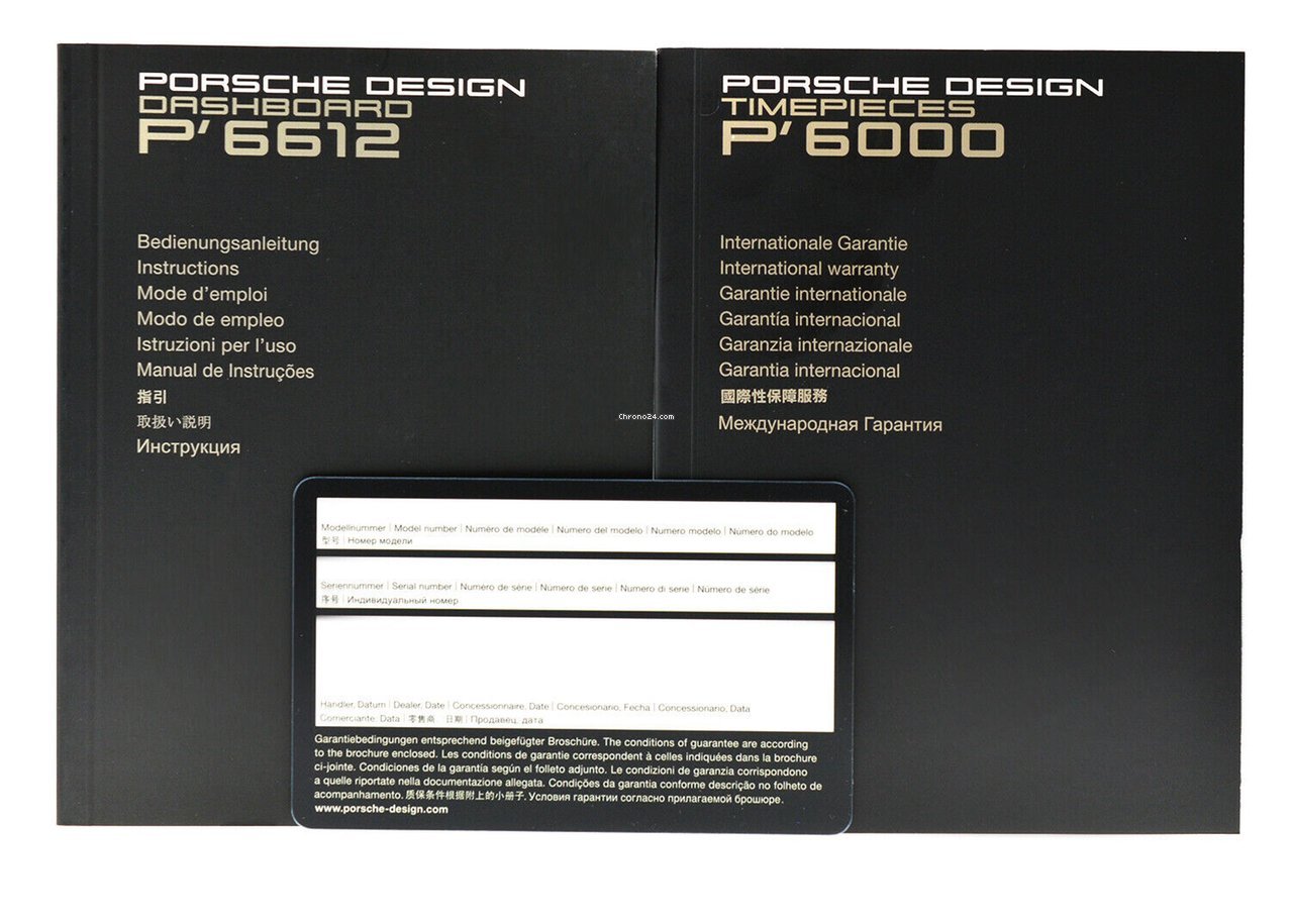 Porsche Design Dashboard Mens watch Unisex Automatic Titanium P6612 6612.17.56.1139 7