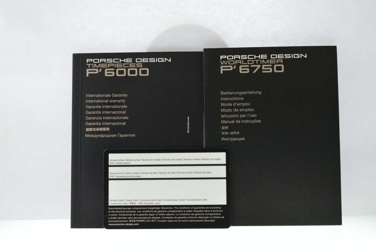 Porsche Design Worldtimer Mens watch Unisex Automatic Titanium P6750 6750.10.24.1180 7