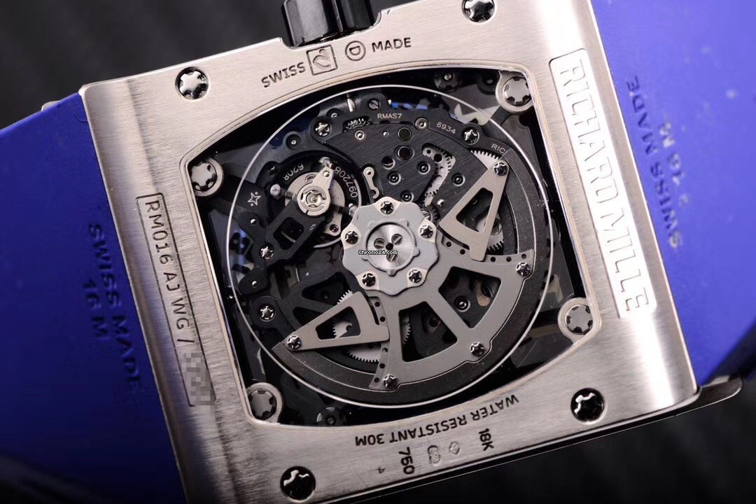 Richard Mille RM 016 Womens watch Automatic White gold Richard Mille RM016 Set diamond 18K White Gold 7
