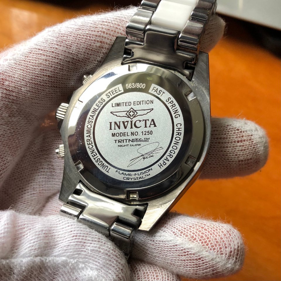 Invicta Mens watch Unisex Quartz Tungsten 1250 7