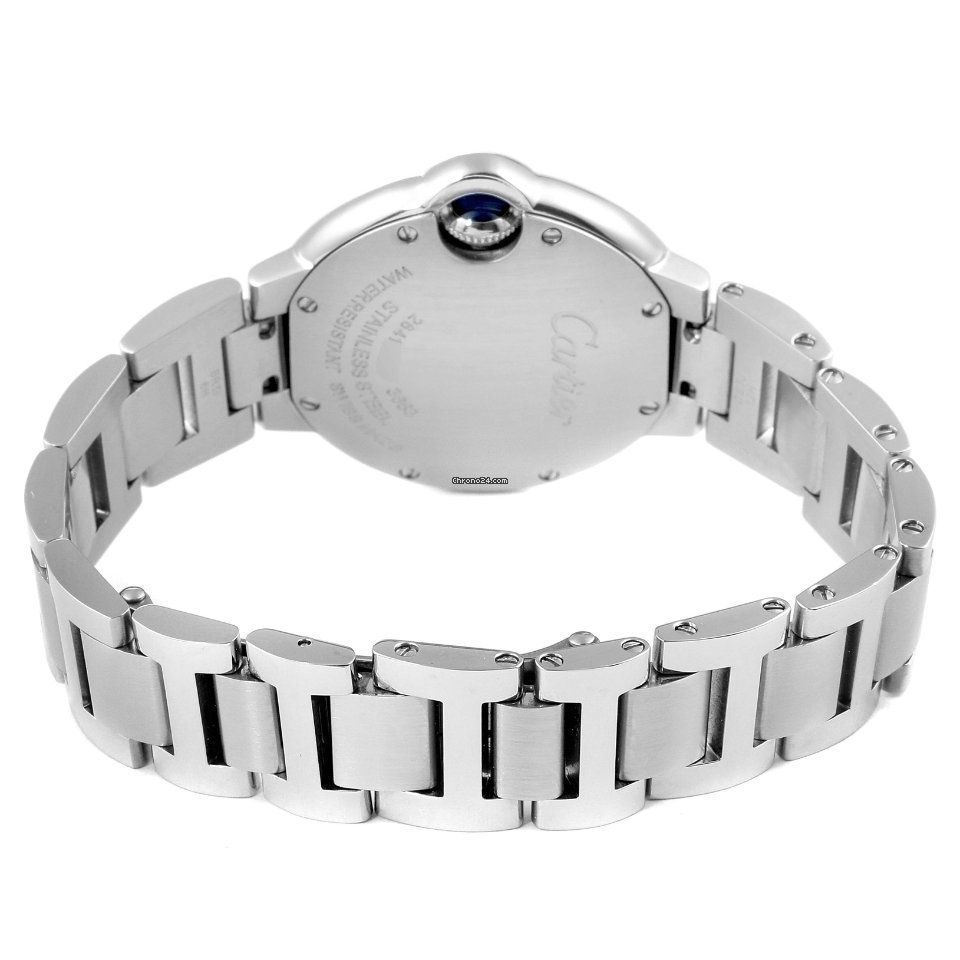 Cartier Ballon Bleu 33mm Womens watch Quartz Steel WSBB0033 7