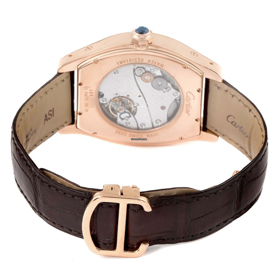 Cartier Tortue Mens watch Unisex Manual winding Rose gold W1556234 7