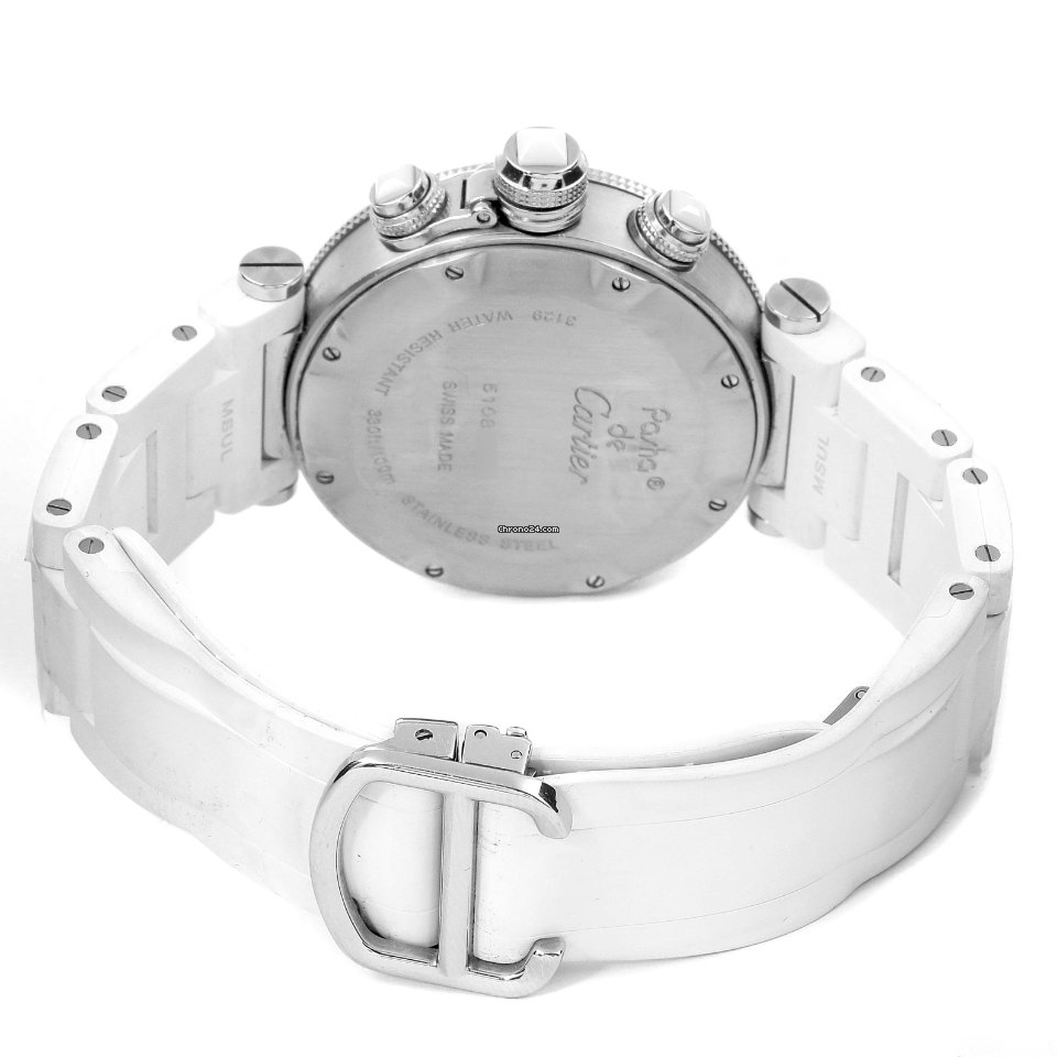 Cartier Pasha Seatimer Mens watch Unisex Quartz Steel W3140005 7