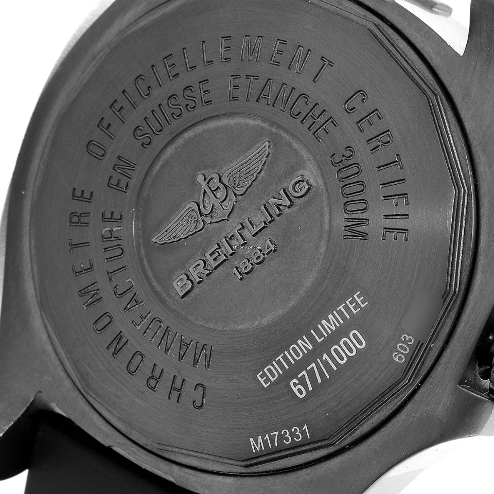 Breitling Avenger II Seawolf Mens watch Unisex Automatic Steel M17331 7