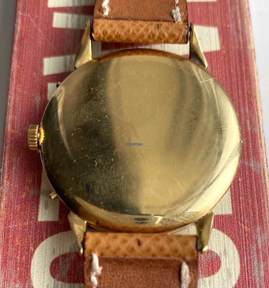 Movado Mens watch Unisex Manual winding Yellow gold Movado Triple Calendar 7
