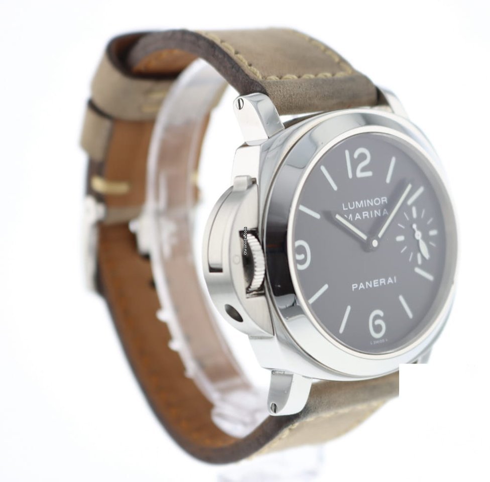 Panerai Luminor Marina Mens watch Unisex Manual winding Steel PAM 00115 7